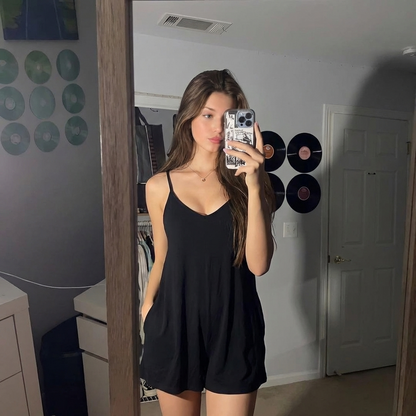 Sleeveless Mini Dress with Shorts