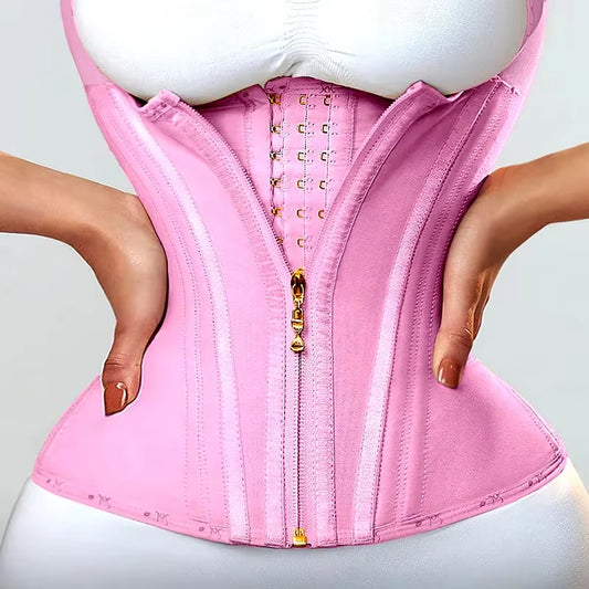 Fajas Colombianas Modealdoras Girdles Slimmming Vest Shapewear Corset Waist Trainer Body Shaper Pink Workout Shirt Modeling Belt